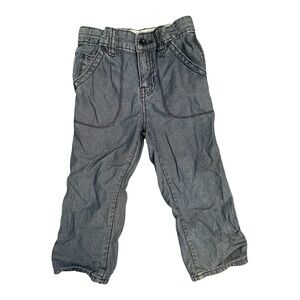 GAP Blue Casual Pants Relaxed Fit Elastic Waistband